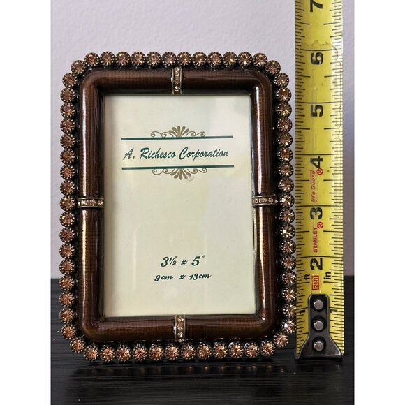 Argento SC Swarovski Crystal Embellished 3.5" x 5" Photo Frame Easel Back Stand - Picture 11 of 11